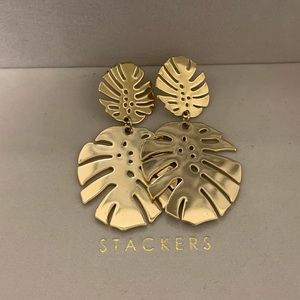 Leaf Statement Earrings